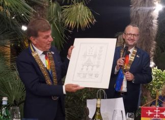 Il Governatore del Distretto 2071 ha iniziato le visite alla nostra area con il R.C. Pisa